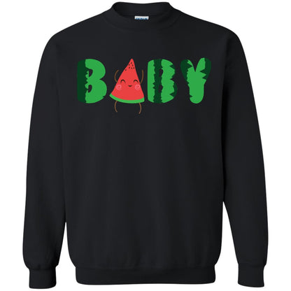Baby Watermelon Funny Summer Melon Fruit Shirt For Baby Kids Black