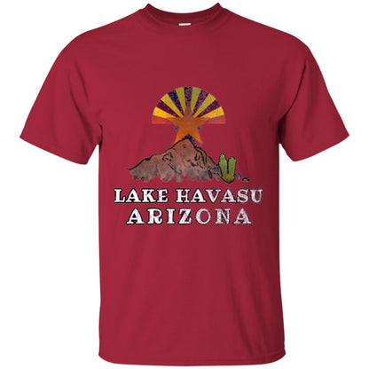 Lake Havasu Arizona T-shirt Flag Inspired Desert Scenery Cardinal
