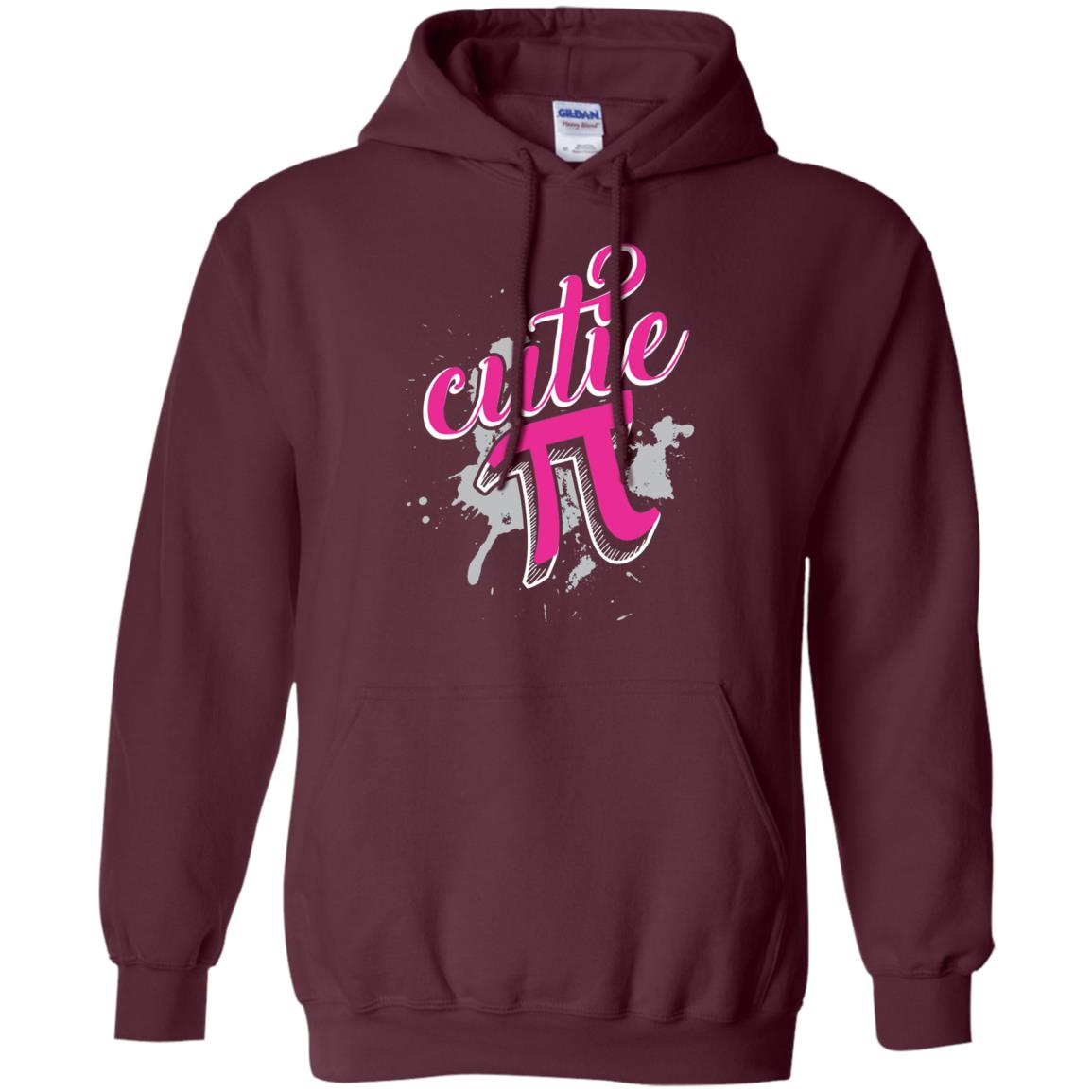Cutie Pi Funny Math 3.14 Happy Pi Day T-shirt Maroon