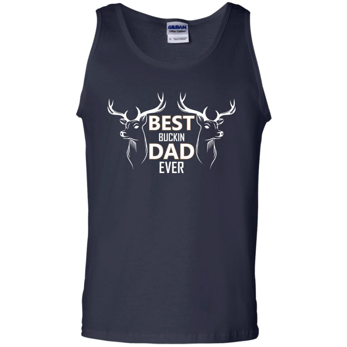 Best Buckin_ Dad Ever Daddy Shirt For Father_s Day Navy
