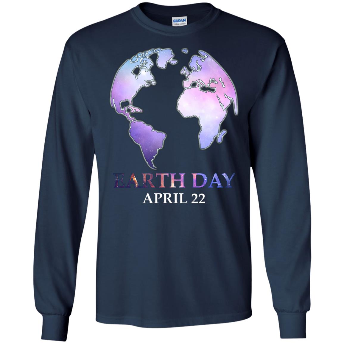 Earth Day April 22 T-shirt For Save The Environment Navy