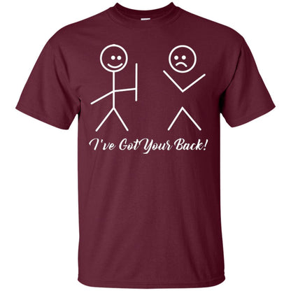 I’ve Got Your Back T-shirt Maroon
