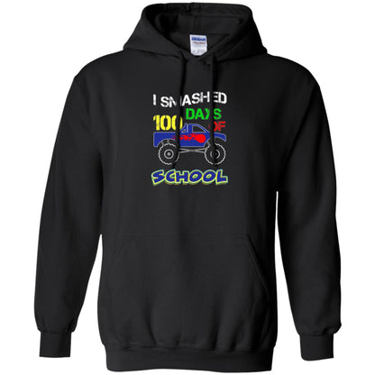 Trucker T-shirt I Smashed 100 Day Of School Black