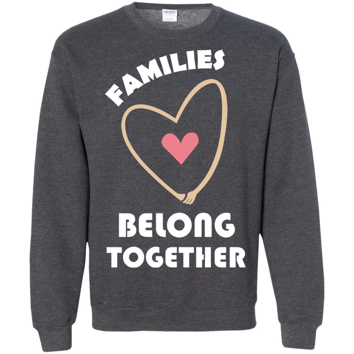 Families Belong Together Shirt For Members Of Family Dark Heather