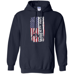 Usa Flag Wrestling T-shirt