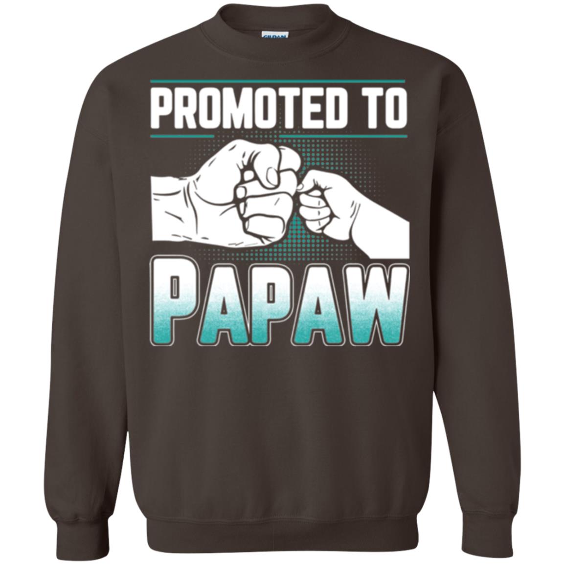 Promoted To Papaw Papa T-shirt Dark Chocolate