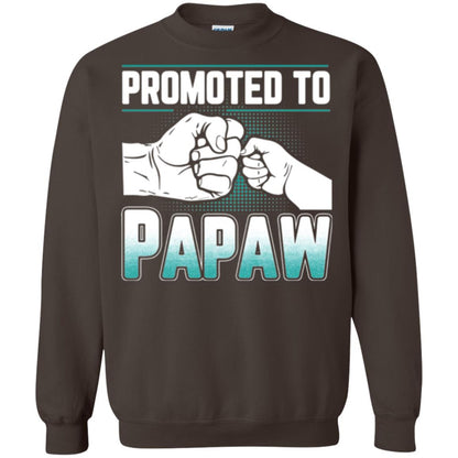 Promoted To Papaw Papa T-shirt Dark Chocolate