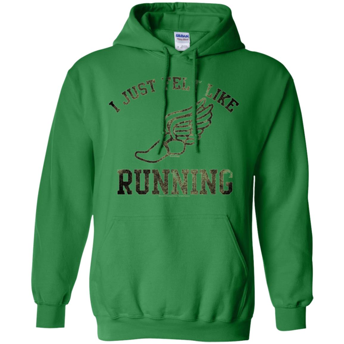 Movie T-shirt I Just Felt Like Running Irish Green