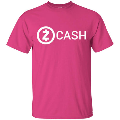 Cryptocurrency Zec Logo T-shirt Zcash Heliconia