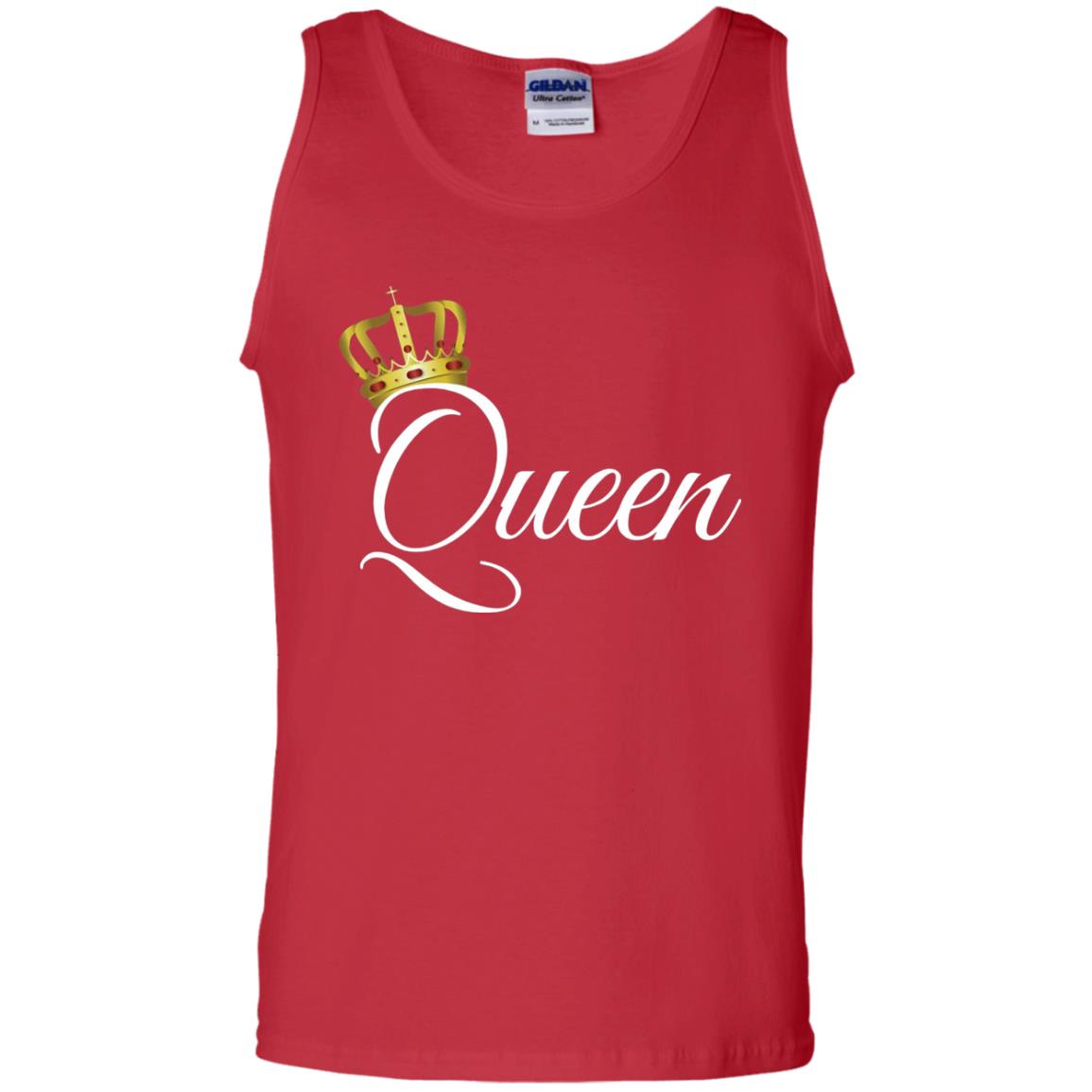 King And Queen T-shirt Matching Couple Outfits Red