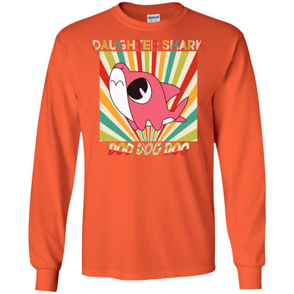 Daughter Shark Doo Doo Doo Family Shark Gift Shirt Orange