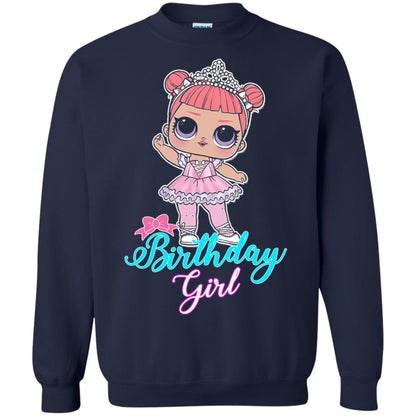 Doll Birthday Girl #squadgoals T-shirt Navy