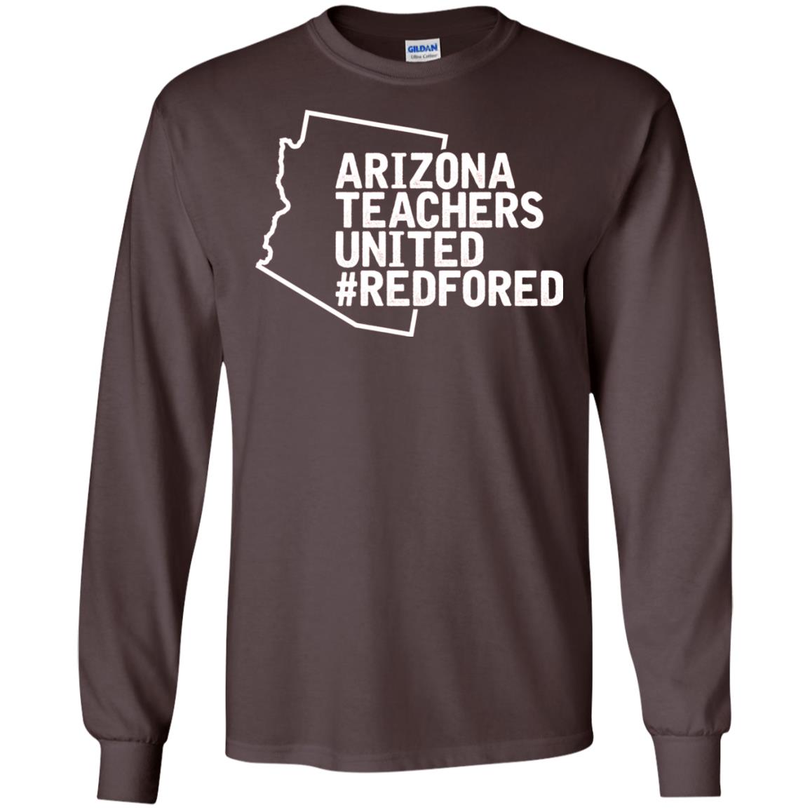Arizona Teacher Shirt Red For Ed #redfored Dark Chocolate
