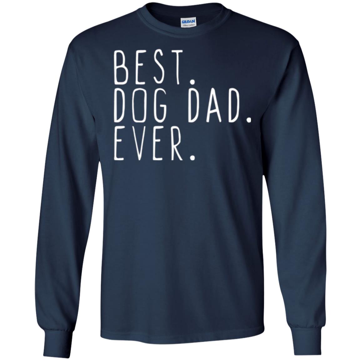 Best Dog Dad Ever T-shirt Navy