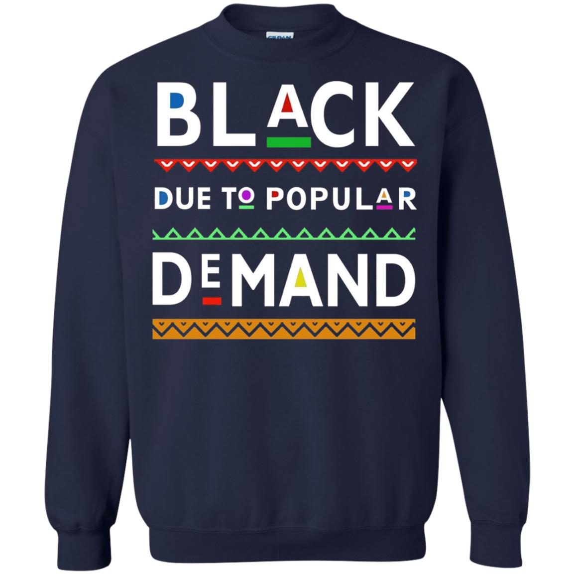 Black Due To Popular Demand Tshirt Navy