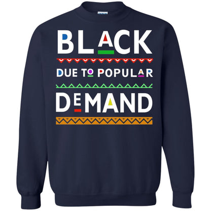 Black Due To Popular Demand Tshirt Navy