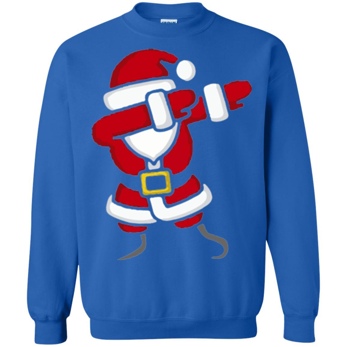 Christmas T-shirt Dabbing Santa Claus Royal