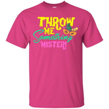 Mardi Gras T-shirt Throw Me Something Mister Heliconia