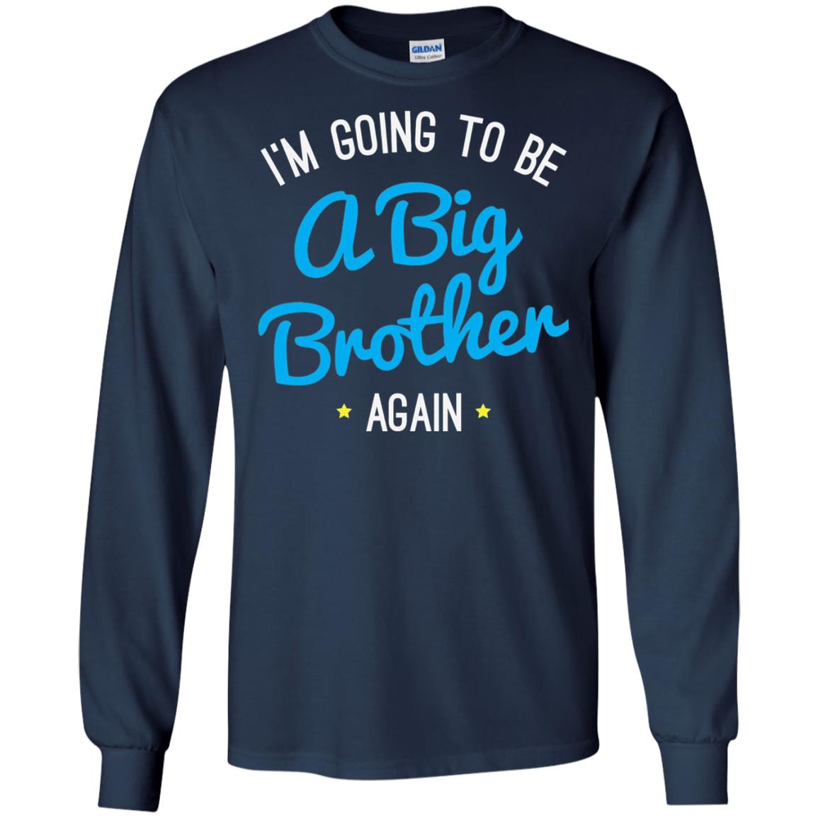 Big Brother Again T-shirt Happy New Baby Navy