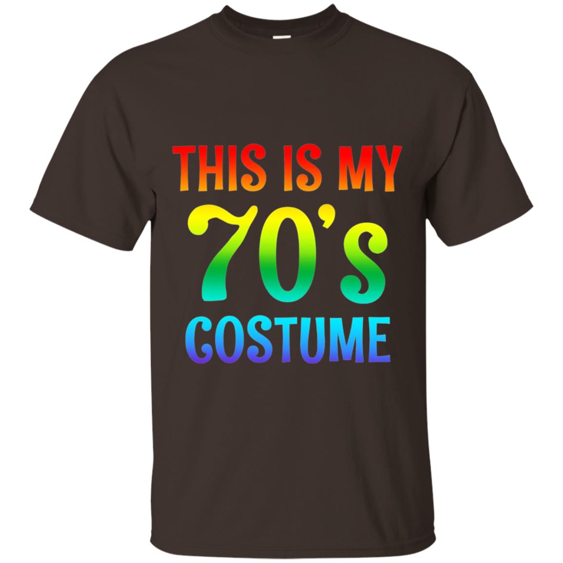 This Is My 70_s Costume T-shirt Dark Chocolate