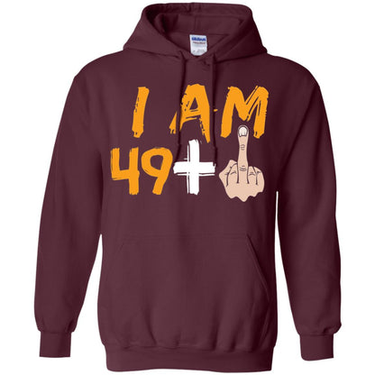 50th Birthday Funny T-shirt I Am 50 Years Old Maroon