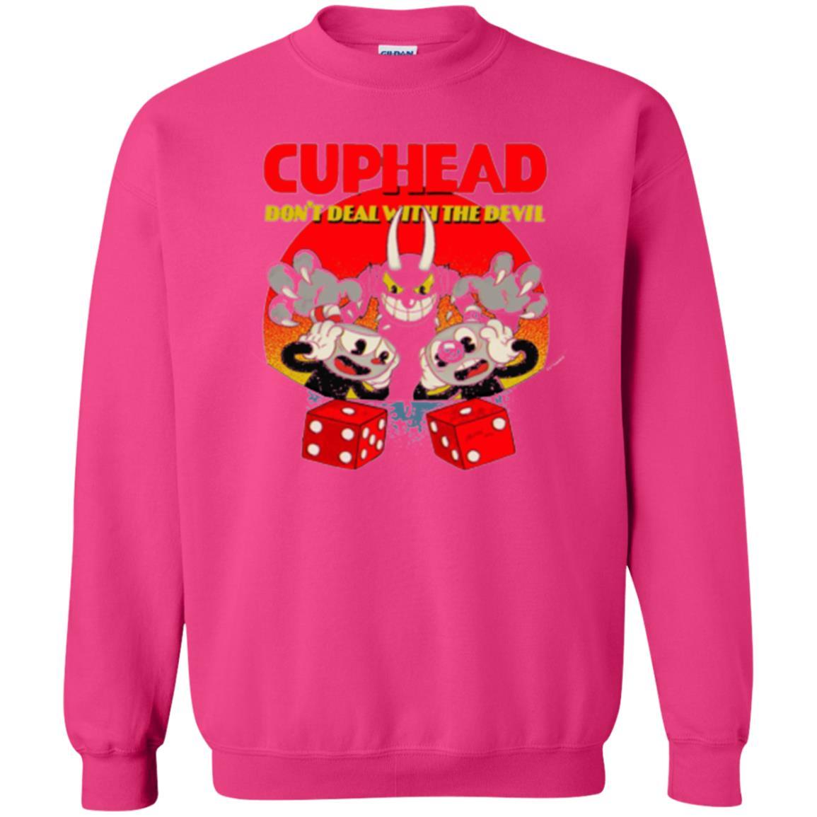 Cuphead And Mugman Devil_s Dice Video Game Graphic T-shirt Heliconia