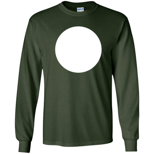 Big White Dot T-shirt Forest Green