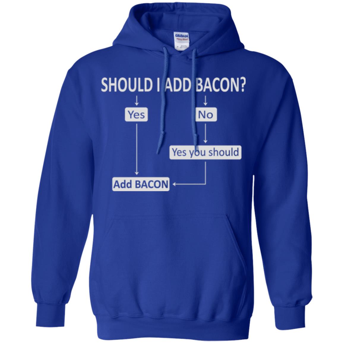 Bacon Lovers T-shirt Shoud I Add Bacon Royal