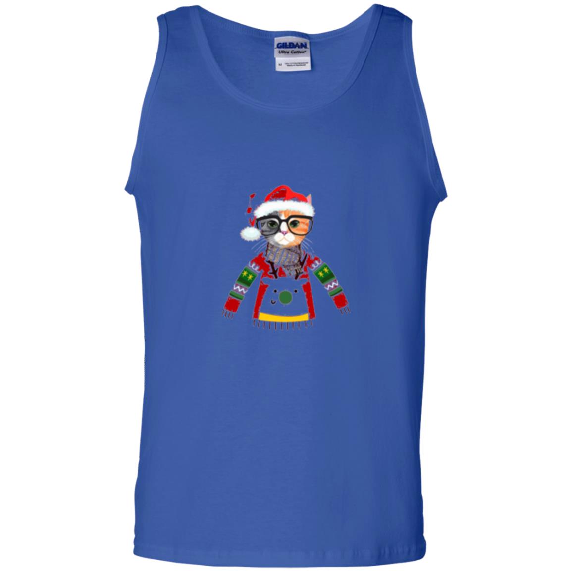 Cat Lovers T-shirt Meowy Christmas Royal