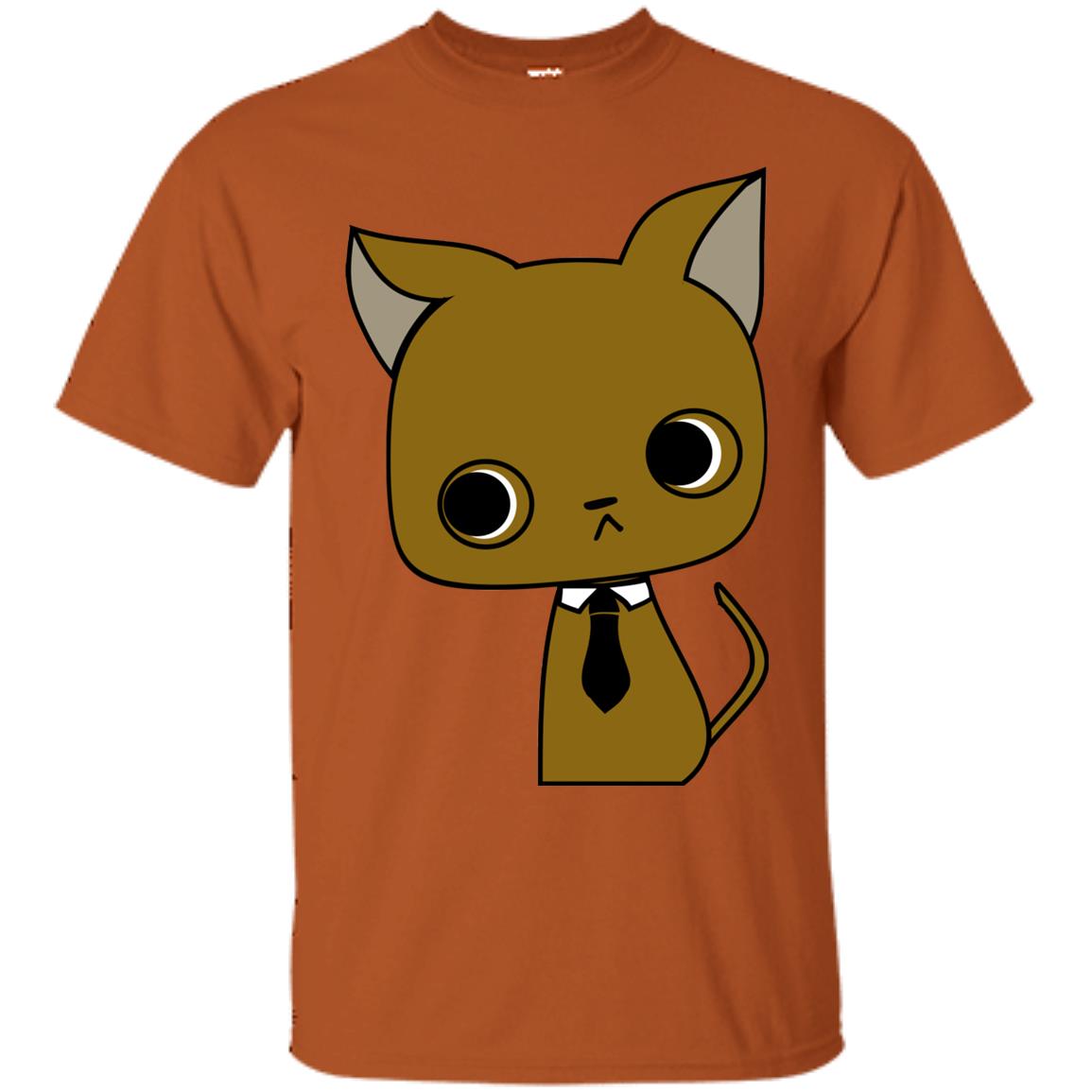 Funny Business Love Cat Shirt Texas Orange