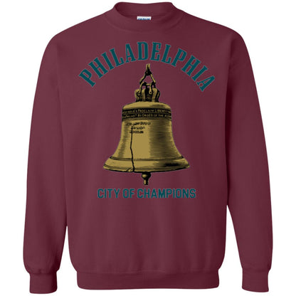 Football T-shirt Philadelphia City Of Champions Maroon