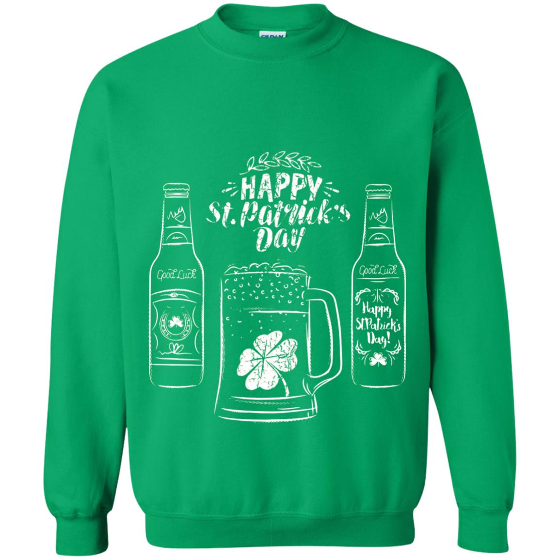 Happy St. Patrick_s Day Drinking Beer St Patrick_s Day T-shirt Irish Green