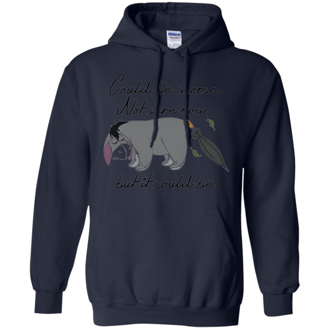 Cartoon T-shirt Could Be Worse Not Sure How But It Could Be Navy