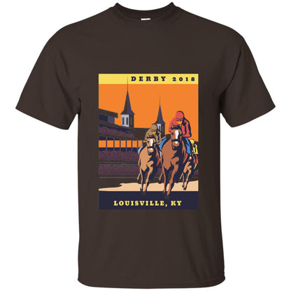 Kentucky Horse Racing Derby Day 2018 Shirt Dark Chocolate
