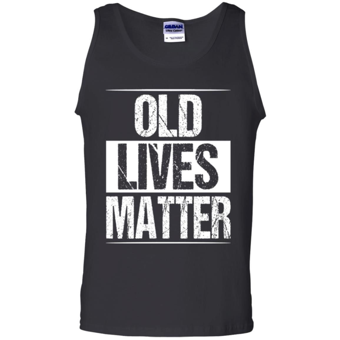 Elderly Seniors T-shirt Old Lives Matter T-shirt Black