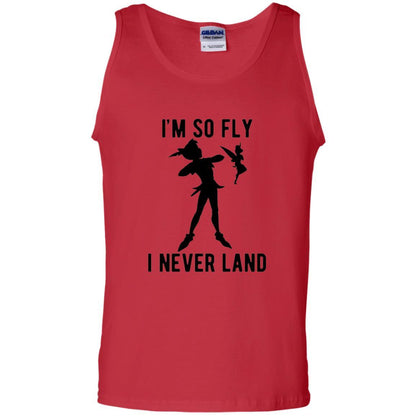 Film T-shirt Tinker Bell I'm So Fly I Never Land Red