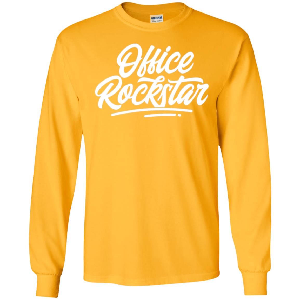 Office Rockstar T-shirt Administrative Professionals Day Gold