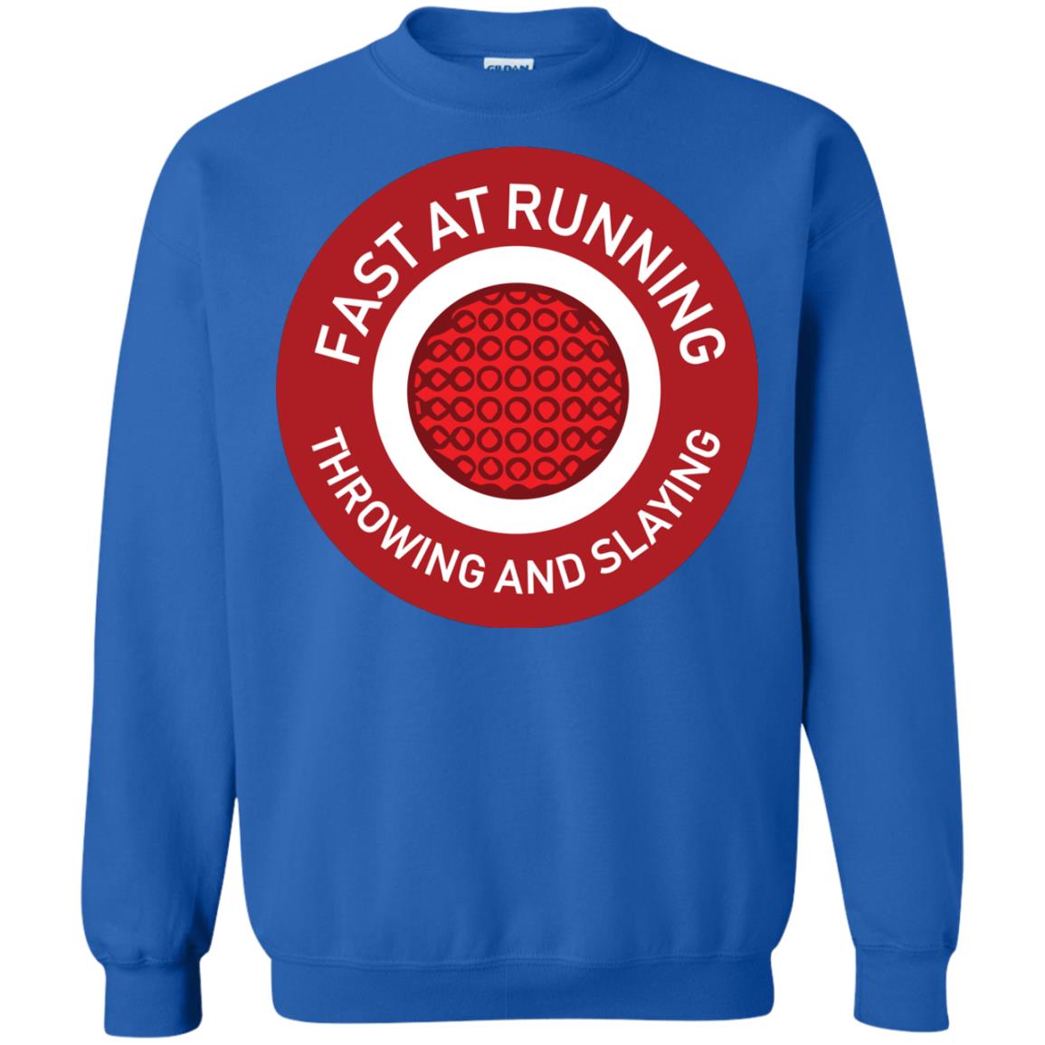 Fast At Running Throwing And Slaying Dodgeball Shirts Royal