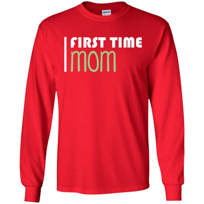 First Time Mom New Mom Shirt Red