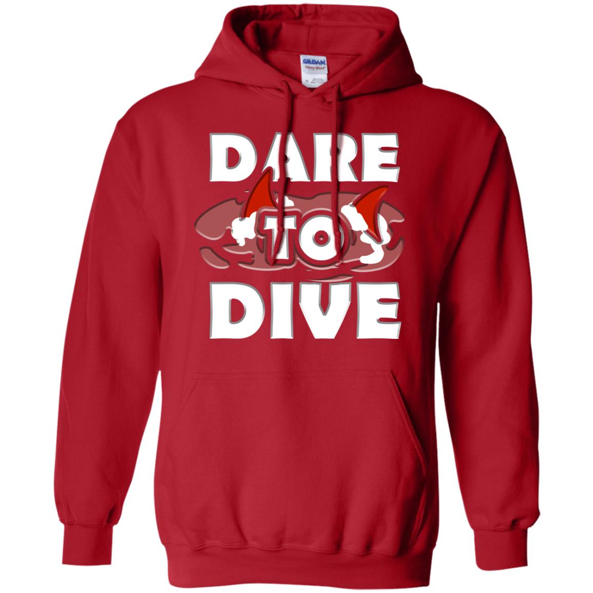Every Day Of Dare To Dive Shark T-shirt 2018 Red