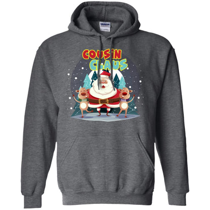 Cousin Claus Matching Family X-mas Gift Shirt Dark Heather