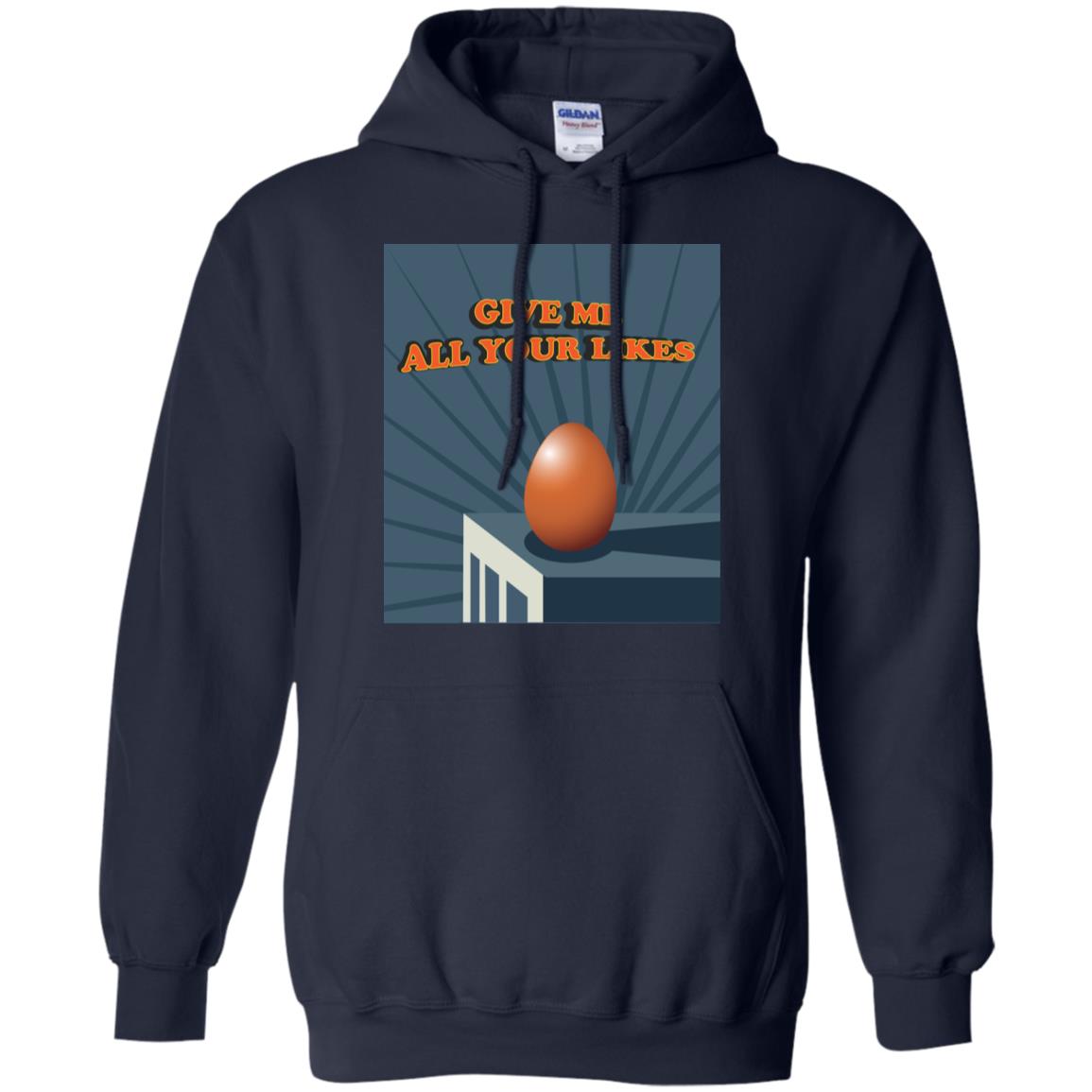 Give Me All Your Likes Egg Shirt Navy