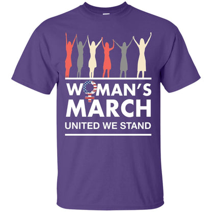 Women_s Right T-shirt Women_s March United We Stand Purple