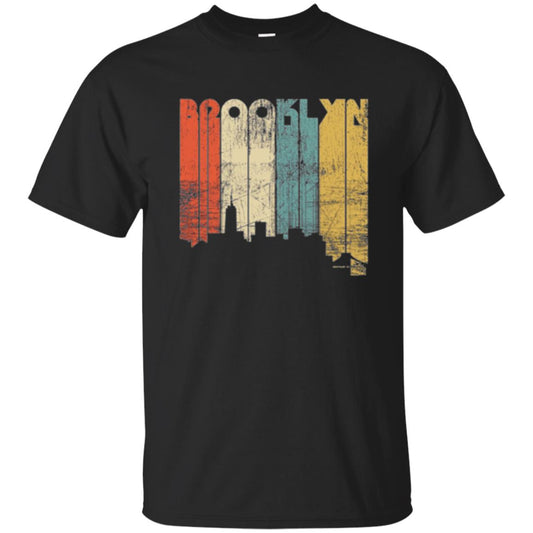 Brooklyn City New York State Vintage T-shirt Black