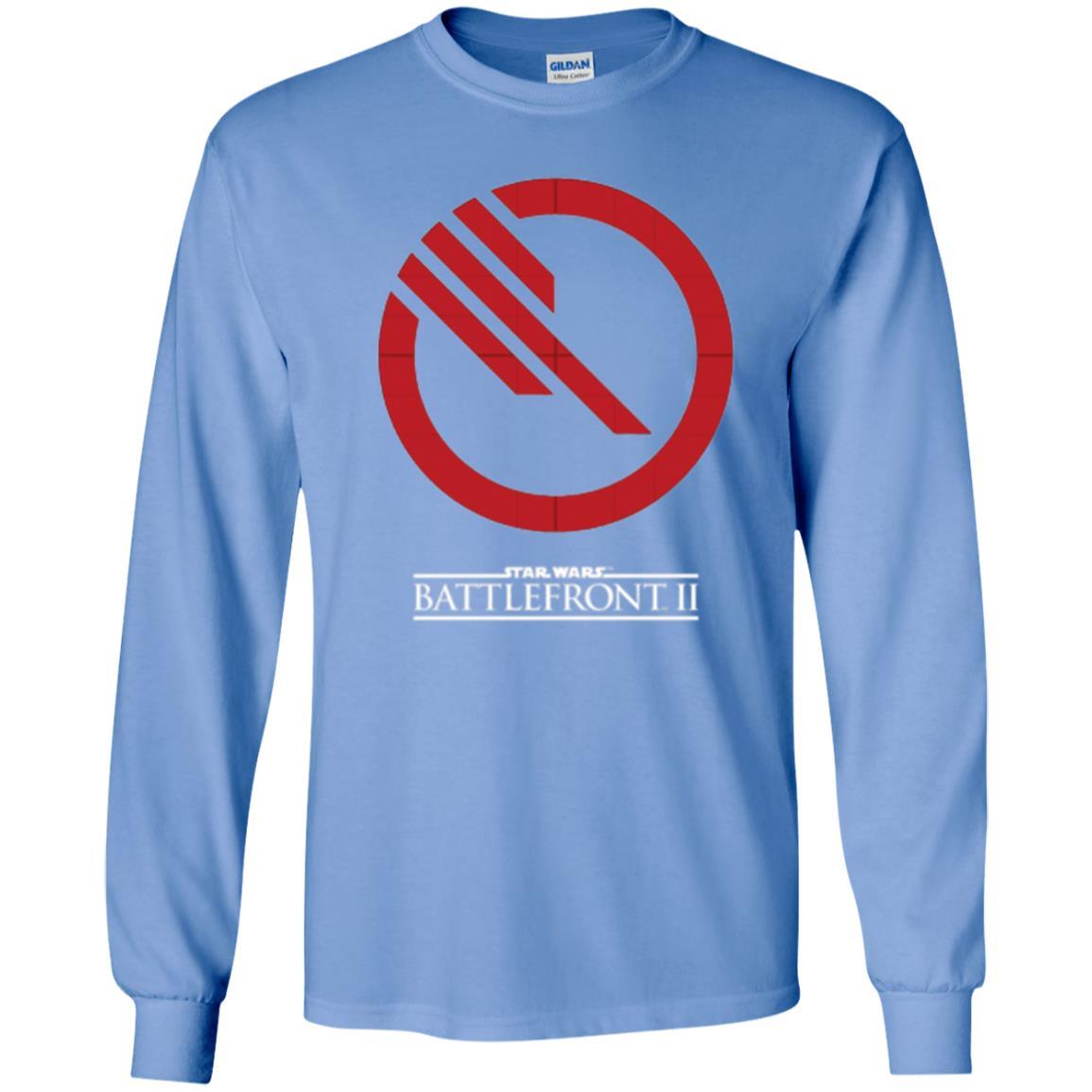 Film T-shirt Battlefront Ii Inferno Squad Logo Graphic Carolina Blue