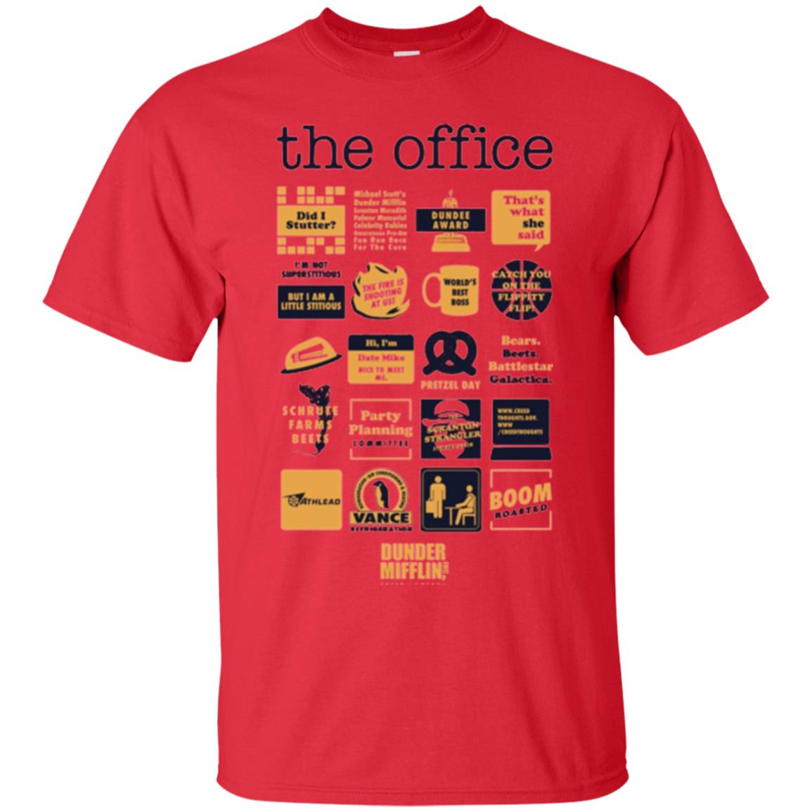 The Office T-shirt Red
