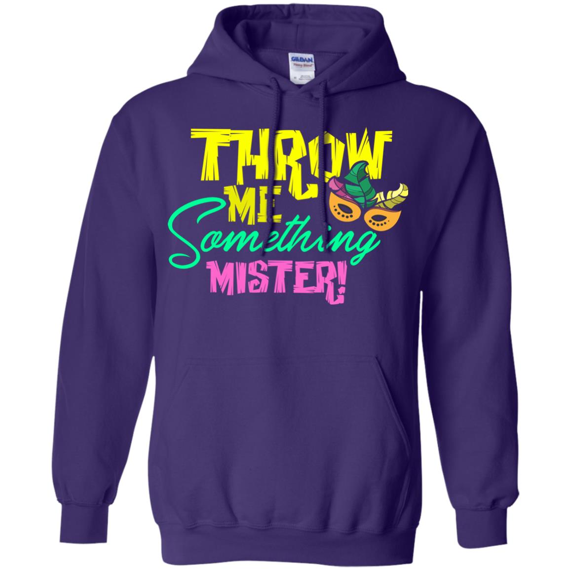 Mardi Gras T-shirt Throw Me Something Mister Purple