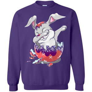 Funny Dabbing Bunny T-shirt For Kids Easter Gift