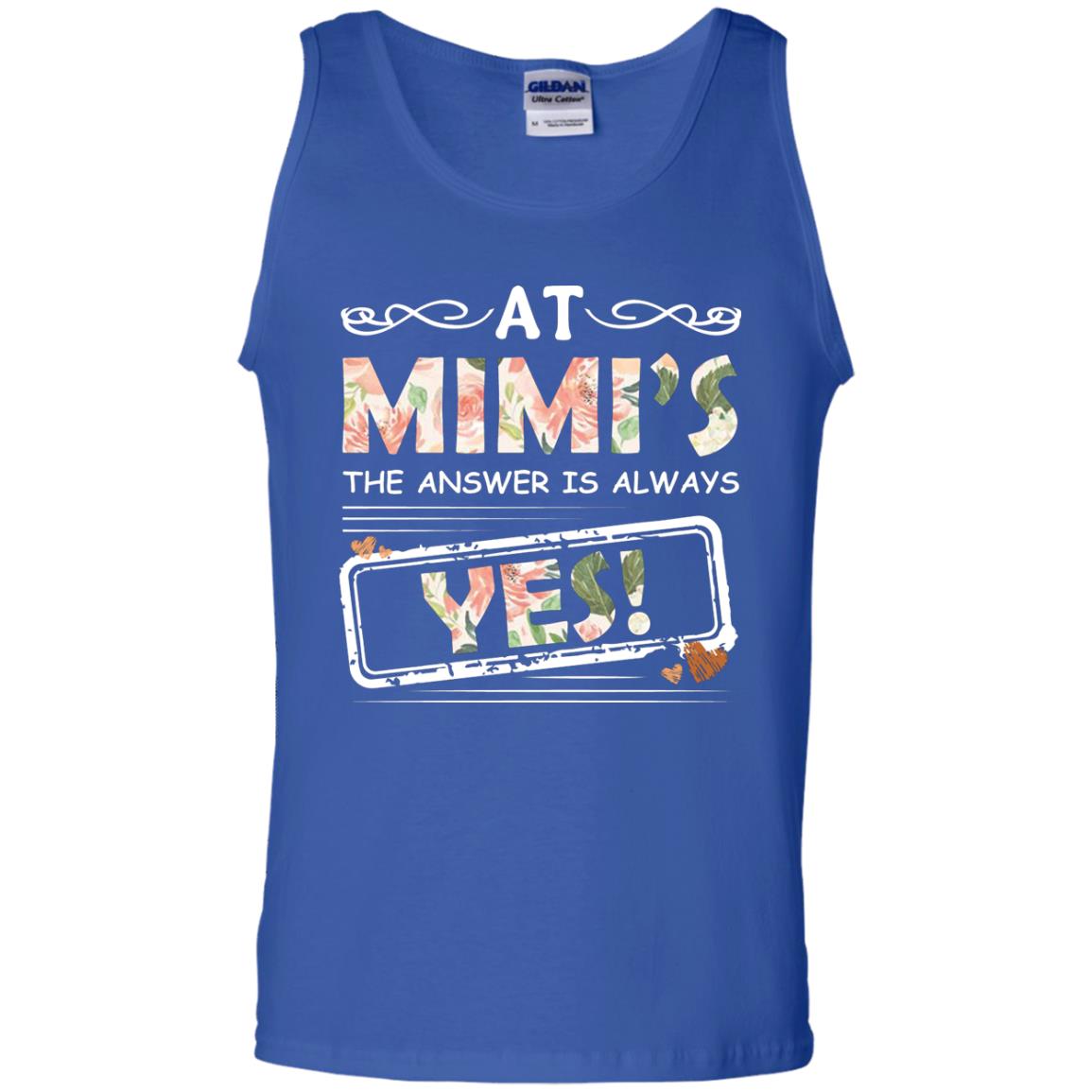 At Mimi_s The Answer Is Always Yes Mimi Shirt For Grandkids Royal