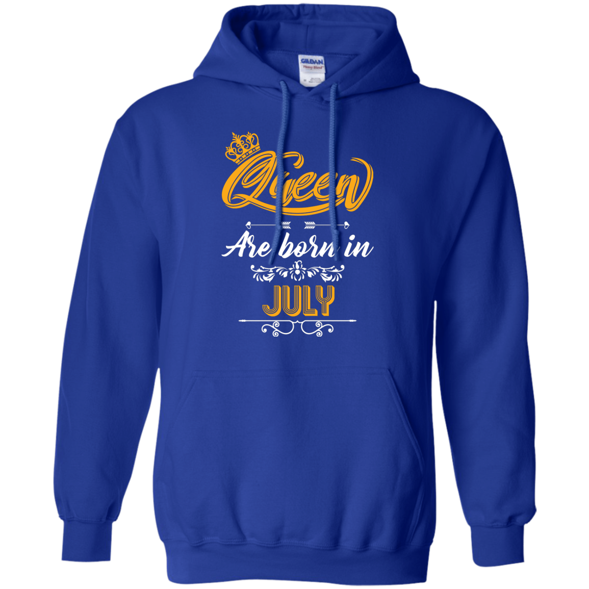 Brithday T-Shirt Queen Are Born In July Royal